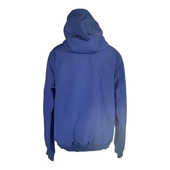 Tommy Hilfiger Men's Navy Blue Soft Shell Bomber Jacket with Hood - XS - Picture 7 of 16